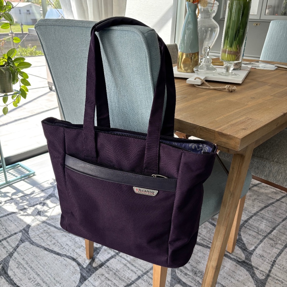 Ricardo Beverly Hills Travel/Commuter Tote Plum